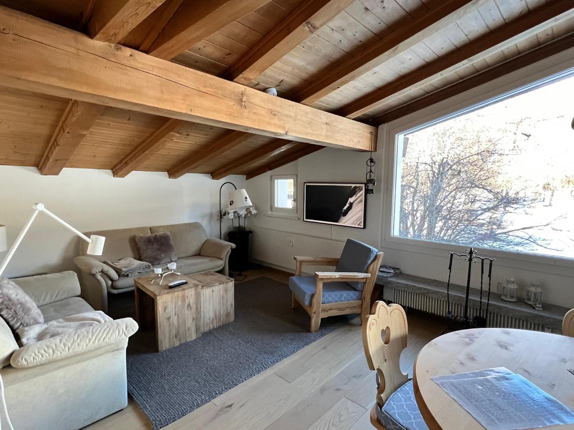 Apartamento Chesa Suot Ovas Sils-Maria Habitación foto