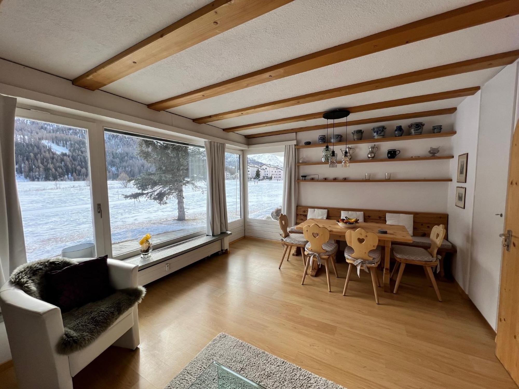 Apartamento Chesa Suot Ovas Sils-Maria Habitación foto